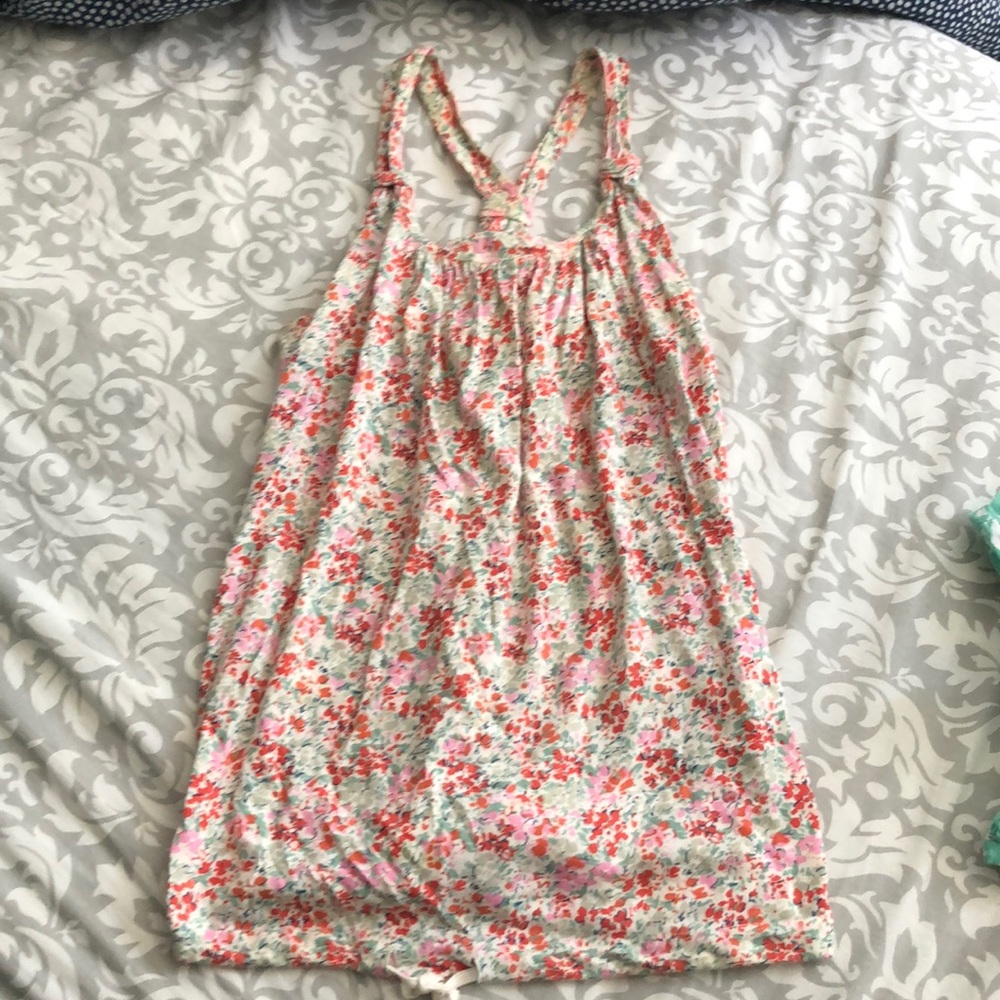 Adorable floral patterned J.Crew tank